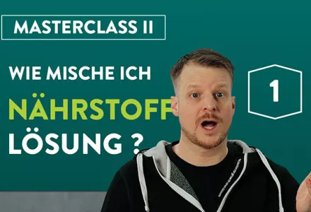 Wie mische ich eine Nährstofflösung?